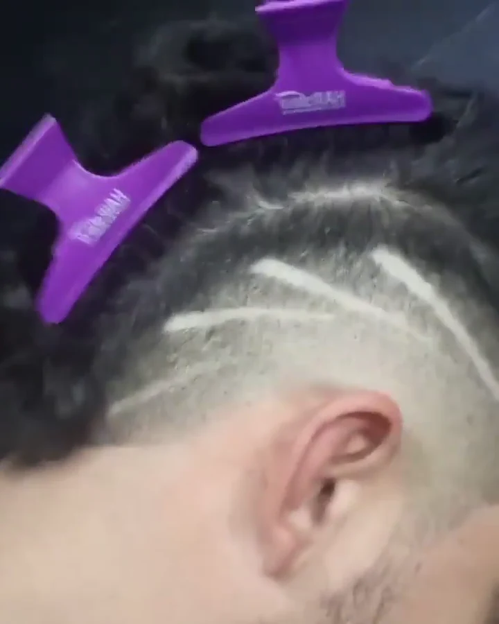A frame from Leo’s Instagram film: graphic detail.